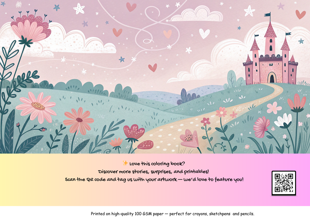 Sparkles - A Princess Coloring Art book