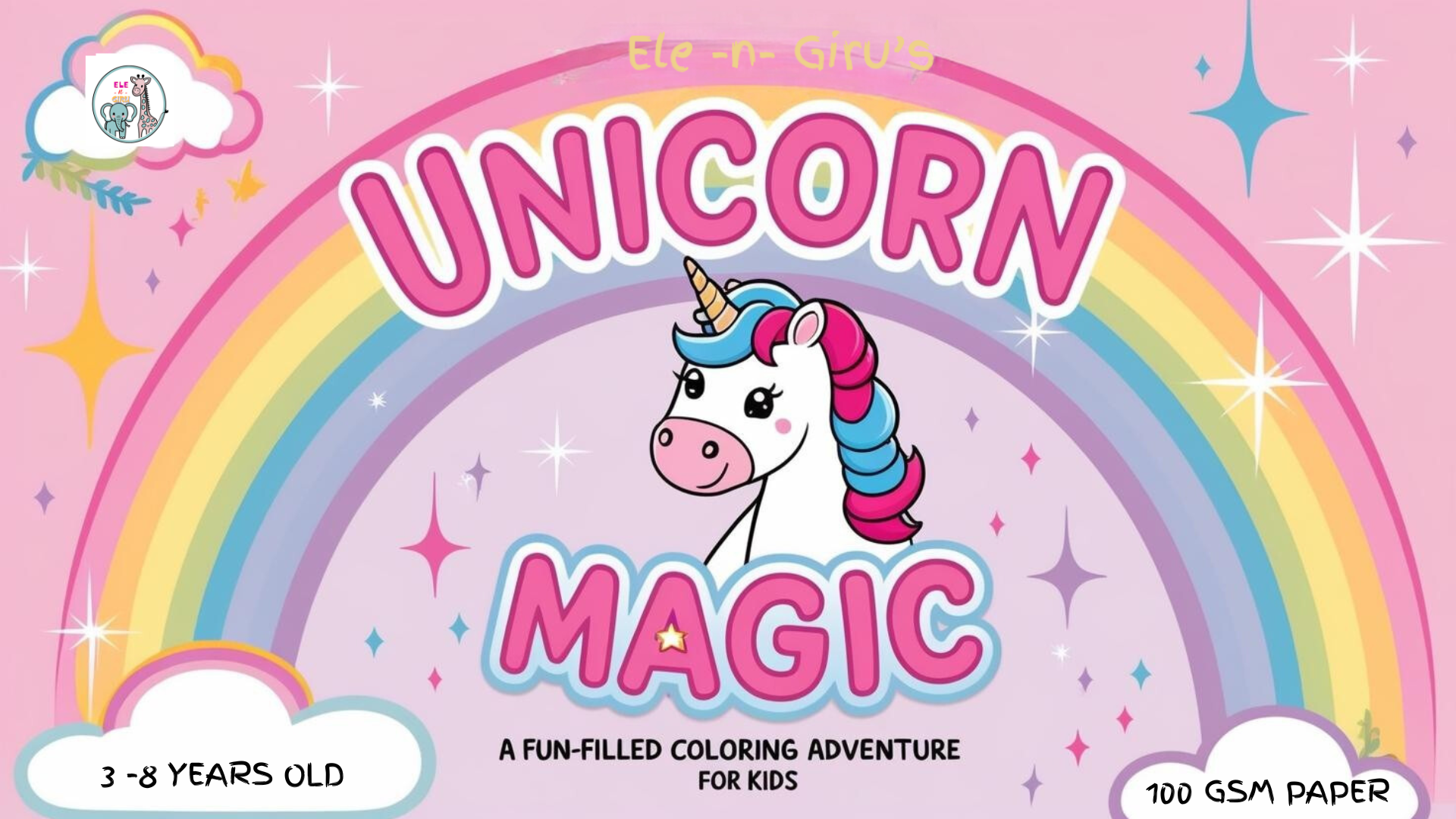 Unicorn Magic - A Unicorn Coloring Adventure